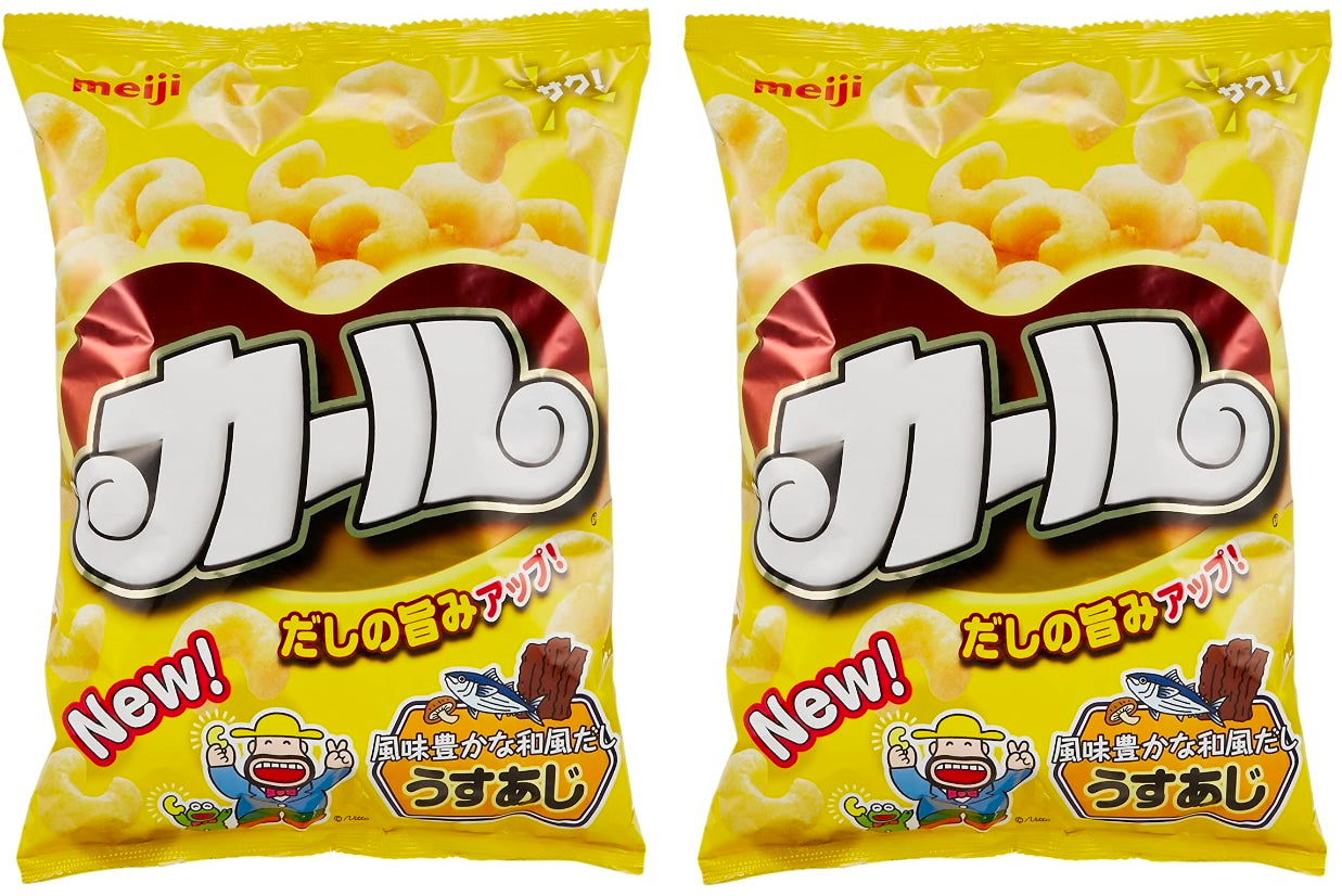 Japanese Snack KARL Lightly Salted Puffed Corn Food Chips Non Fried MEIJI 68g