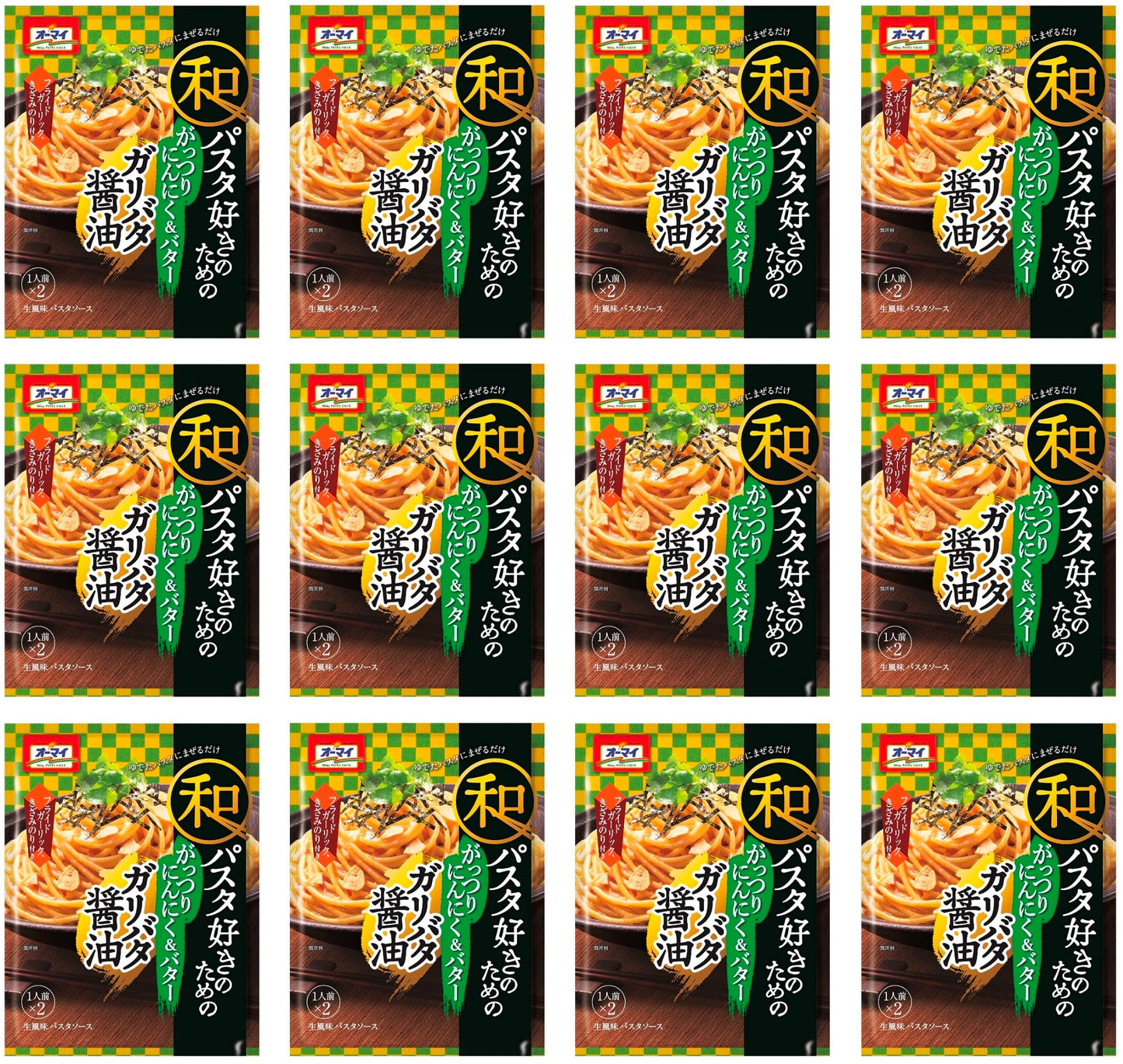 Japanese Pasta Spaghetti Garlic Butter Soy Sauce Seaweed Food Oh'my Nippn 52.6g