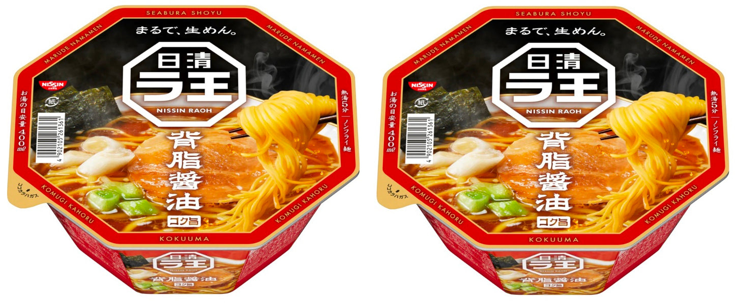 Nissin Noodles Ramen RAOH Soy Sauce Chicken Cup Soup Instant Food Japanese 112g