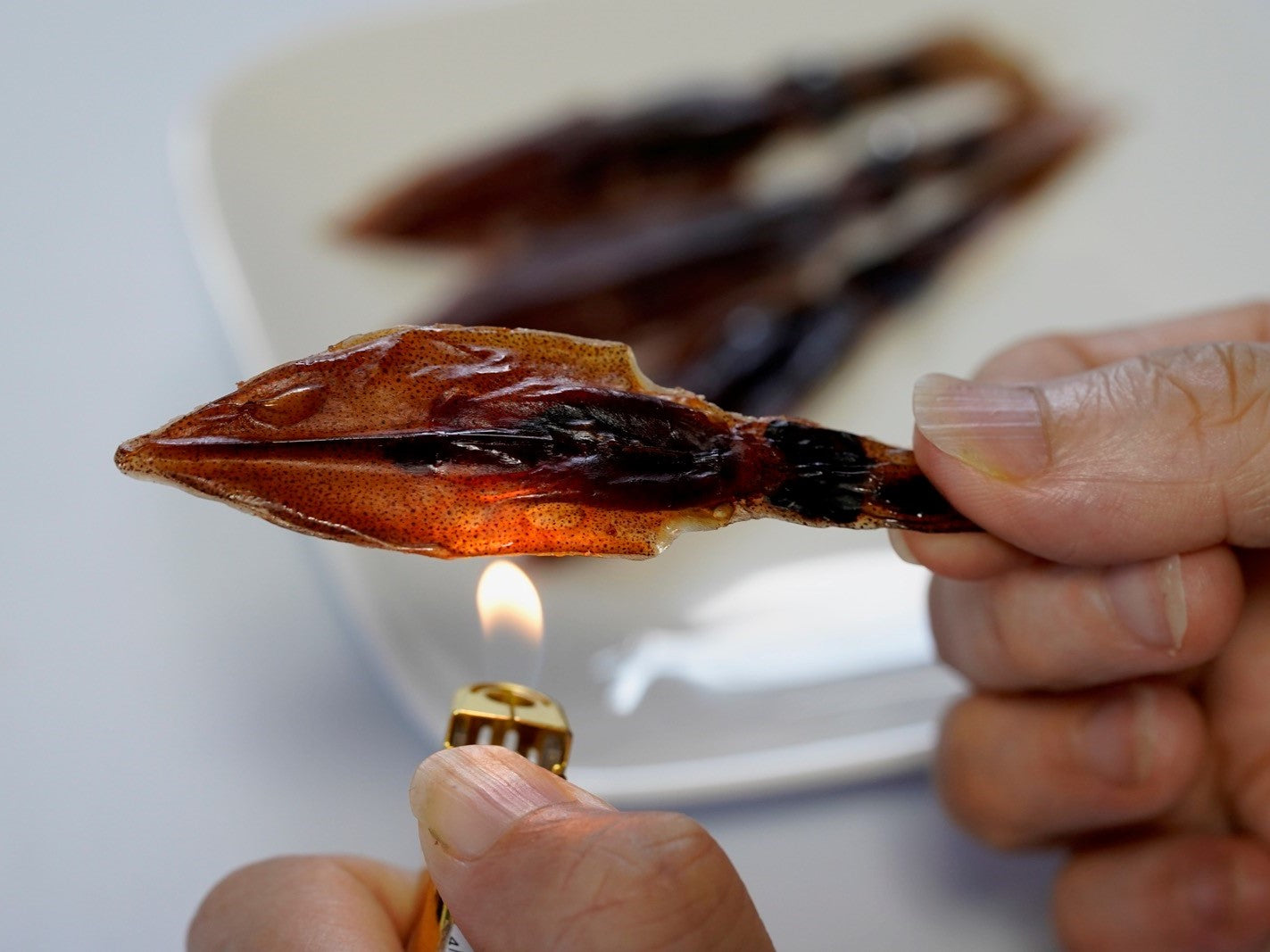 Japanese Squid Snack Delicacy Salt Beer Firefly Drying Preserved Food Kanetsuru