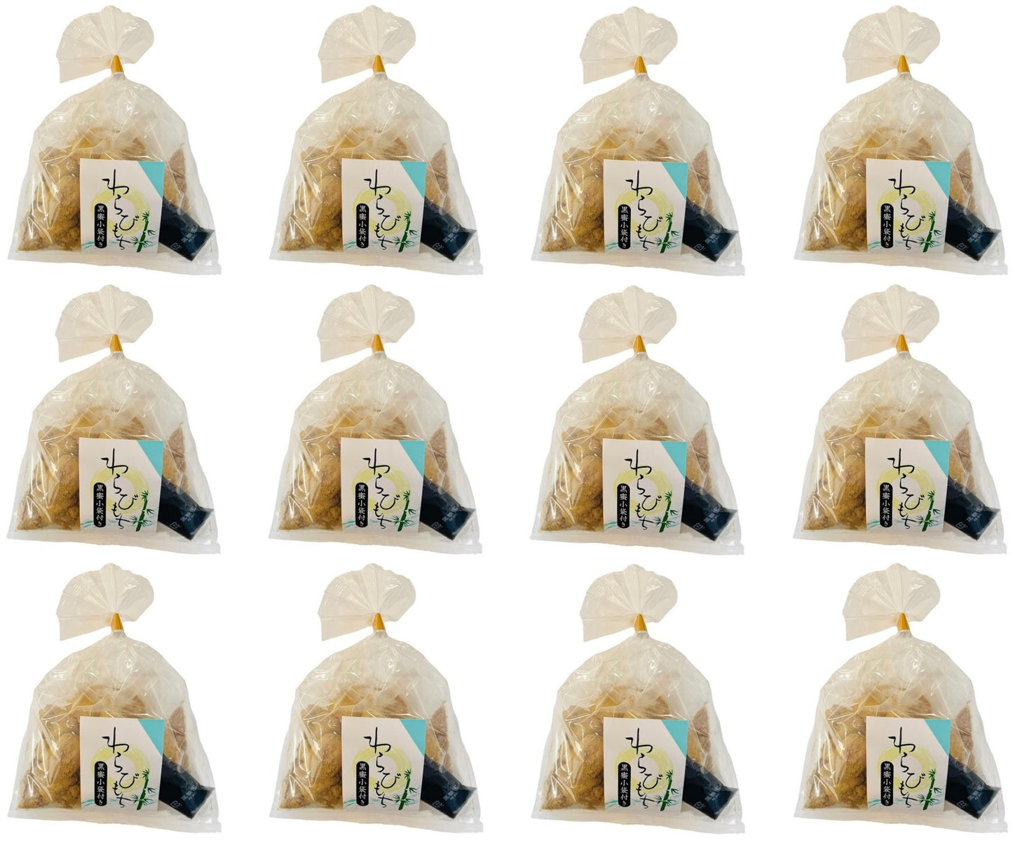 Japanese Mochi Warabi Rice Cake Kinako Candy Sweet Brown Sugar Syrup SEIKI 220g Soy Beans Flour Dessert