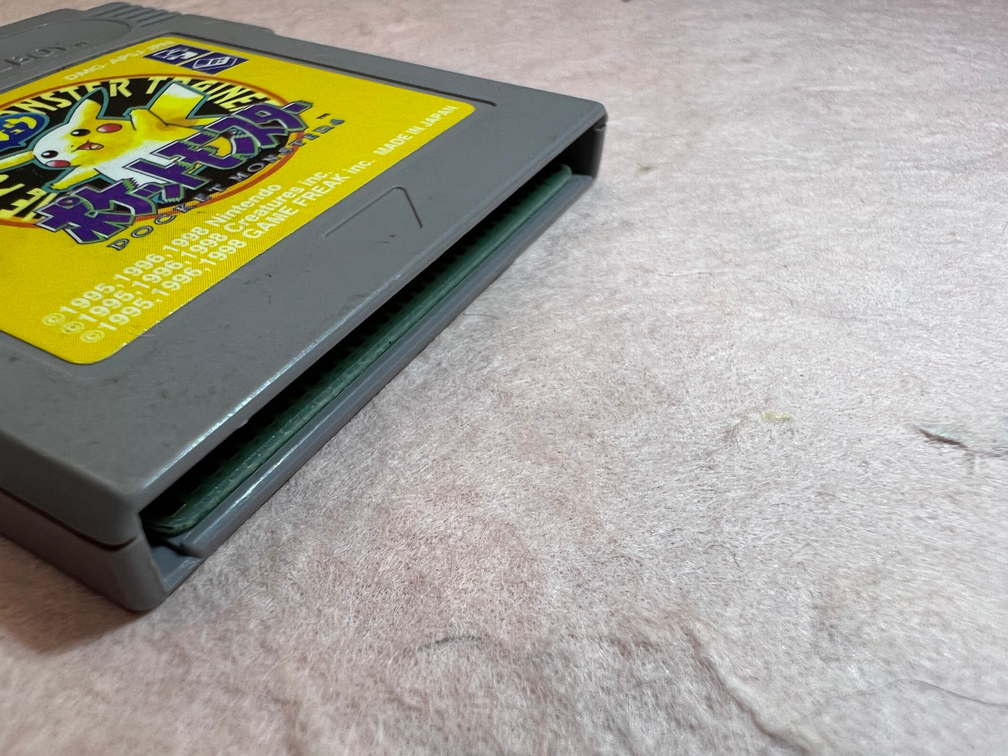 Pokemon Yellow Pikachu Used GameBoy GB Game Boy Japanese Authentic Japan NTSC-J