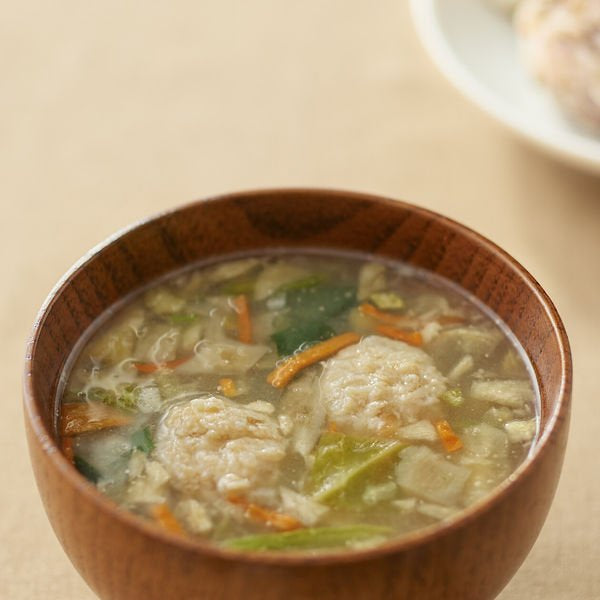 MUJI Freeze Dried Miso Soup Chicken Meatball Vegetables Food Instant Japan 35.6g