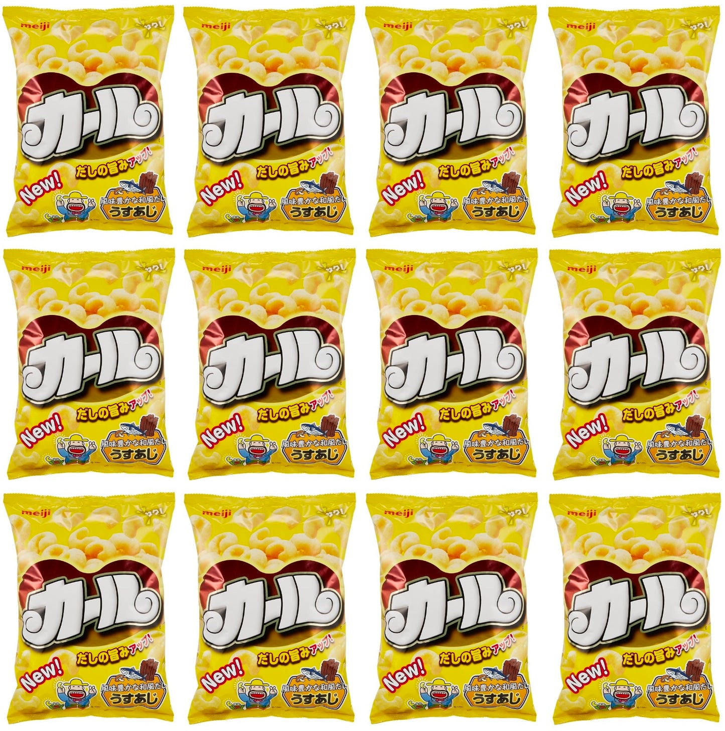 Japanese Snack KARL Lightly Salted Puffed Corn Food Chips Non Fried MEIJI 68g