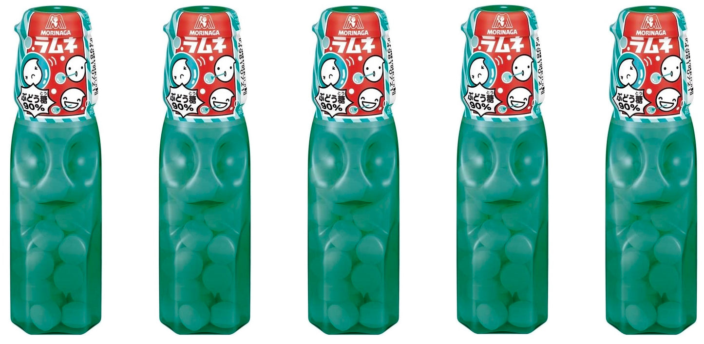 Morinaga Ramune Candy Soda Sour Sweet Fizz Glucose Snack Bottle Japanese 29g