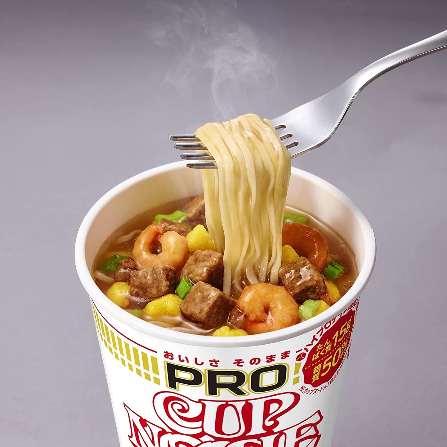 NISSIN CUP NOODLE Ramen Soy Sauce Low Carb PRO Protein Cup Food Soup Japan 74g