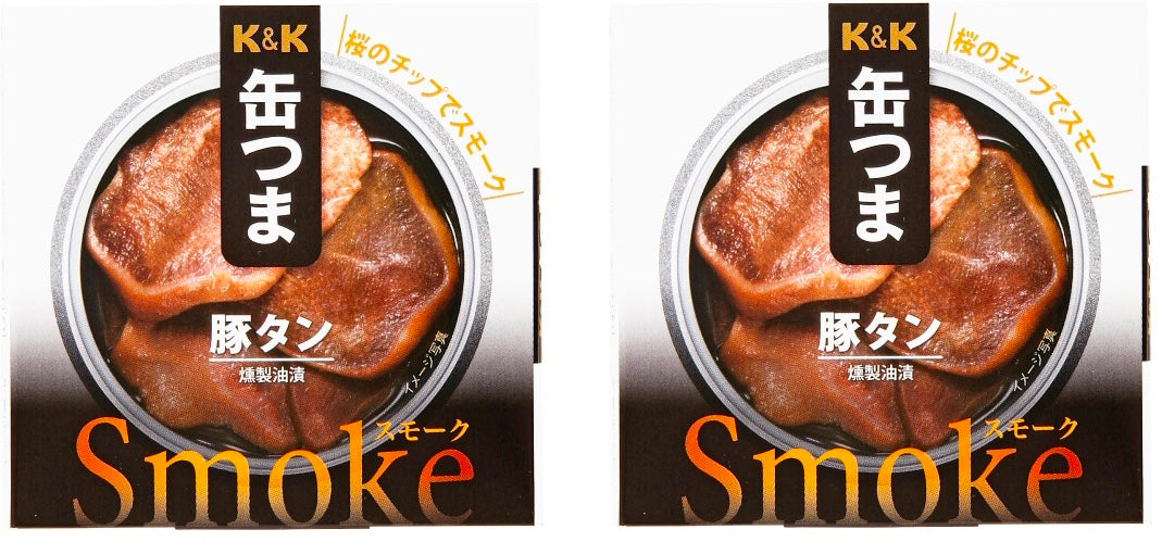 Canned Food Tongues KANTSUMA Pork Smoke Oil Sauce Preserved Snack Japanese 50g