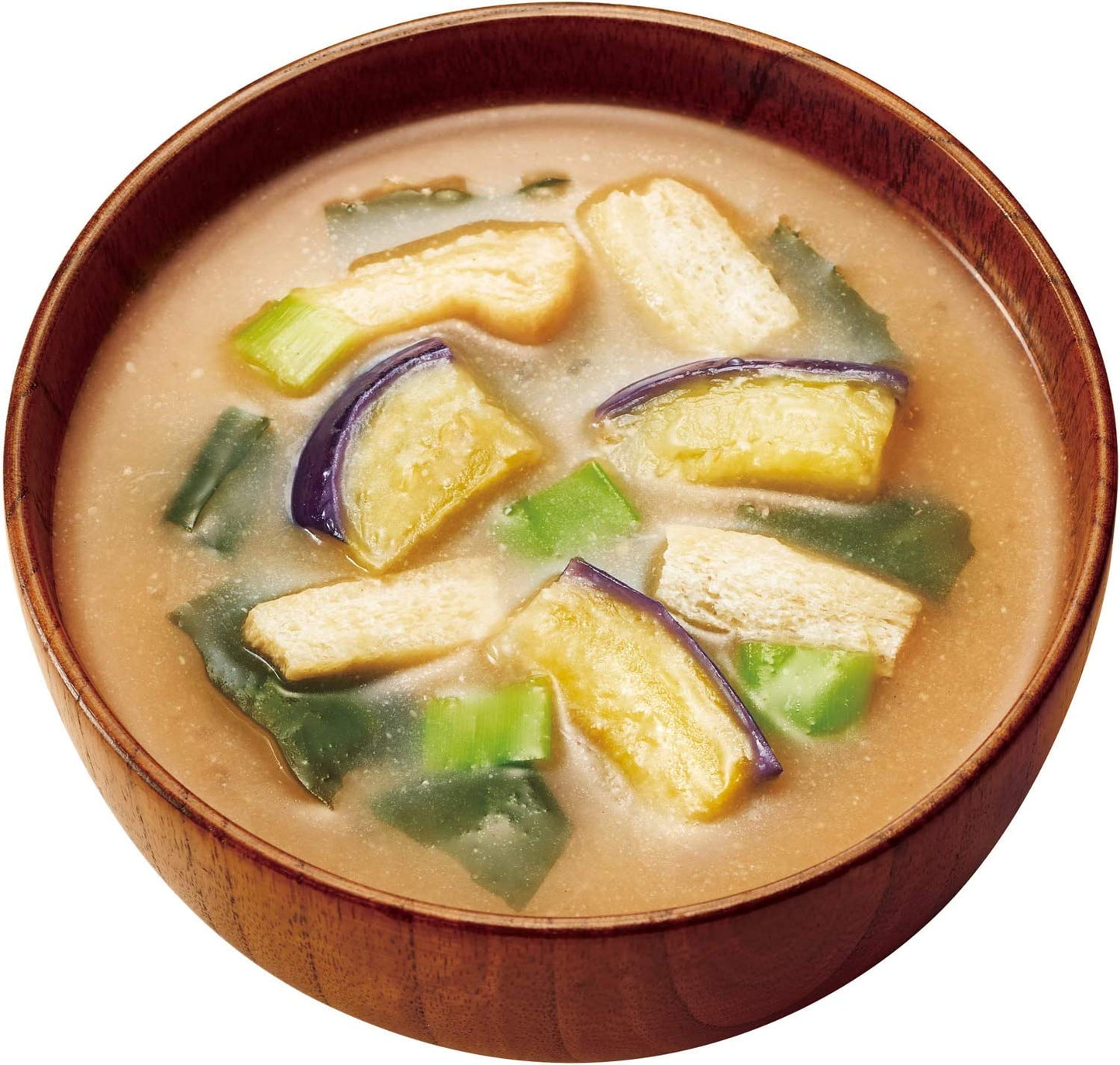 Japanese Freeze Dried Miso Soup Eggplant Dashi Instant Cup Amano Foods 44.5g