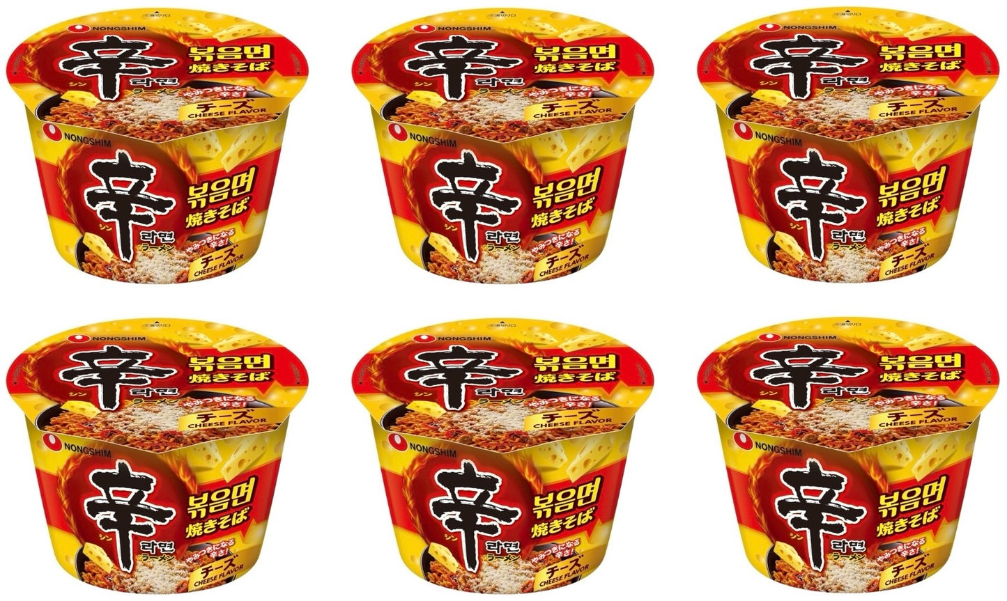 Japanese Cheese Shin Yakisoba Spicy Fried Noodle Instant Cup Food NONGSHIM 105g