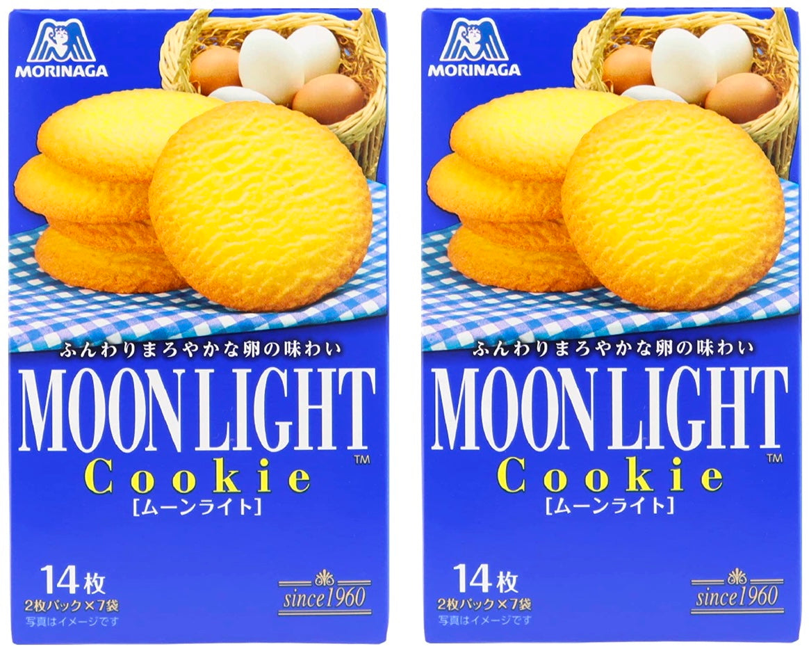 Japanese Cookies MOON LIGHT Butter Crispy Candy Sweet Snack Food Morinaga 140g