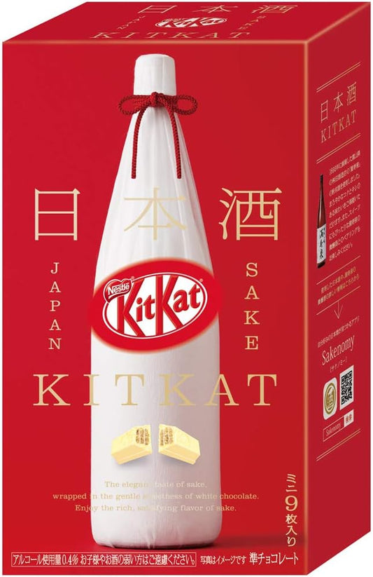 Japanese KitKat SAKE Chocolate Biscuit Powder Candy Sweet Snack Food Nestlé 120g