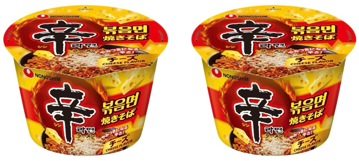 Japanese Cheese Shin Yakisoba Spicy Fried Noodle Instant Cup Food NONGSHIM 105g