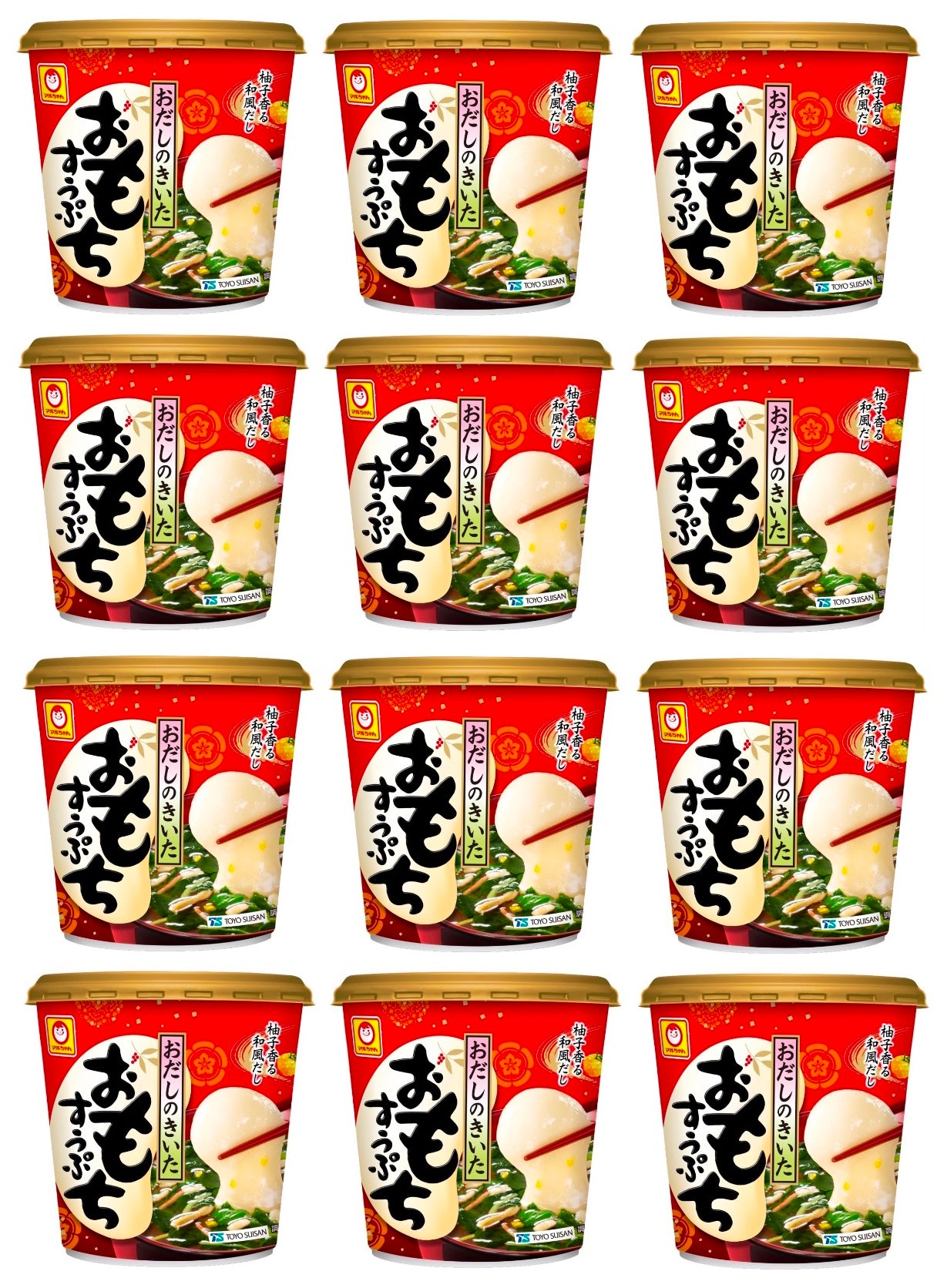 Japanese Mochi Rice Cake Soup Instant Food Cup Dashi Chicken Bonito Maruchan