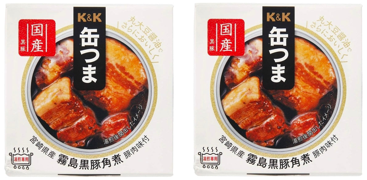 Japanese Canned Food Pork KANTSUMA Stewed Soy Sauce KAKUNI Preserved Snack 150g