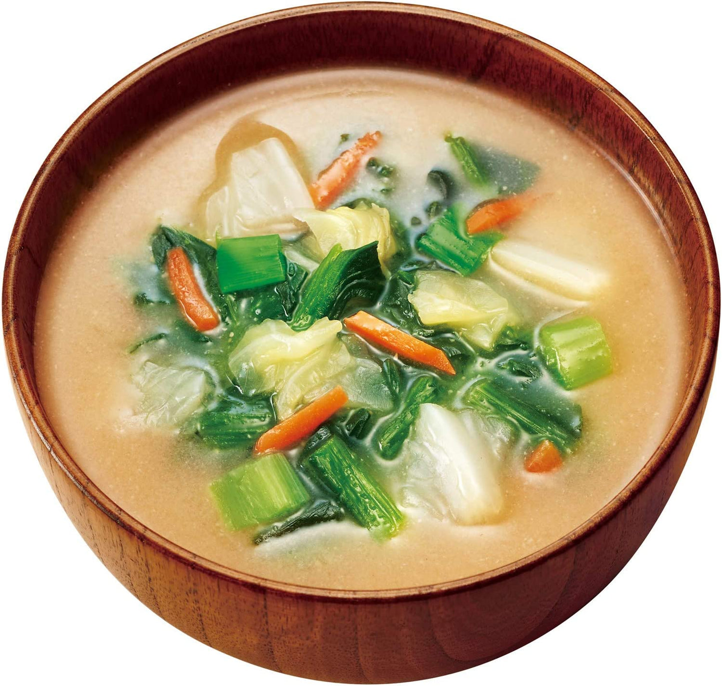 Japanese Freeze Dried Miso Soup Vegetables Dashi Instant Cup Amano Foods 40g