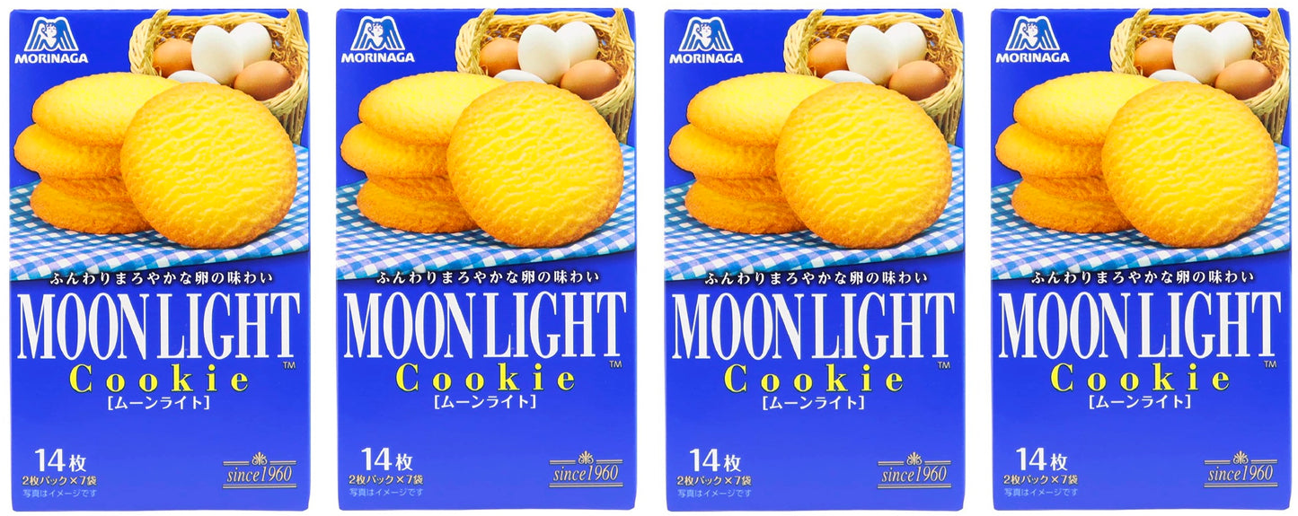 Japanese Cookies MOON LIGHT Butter Crispy Candy Sweet Snack Food Morinaga 140g