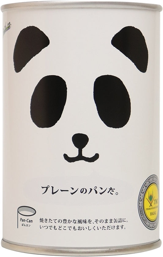 Japanese Canned Food Panda Bread Pan Plain Sugar Margarine Preserved Snack 100g