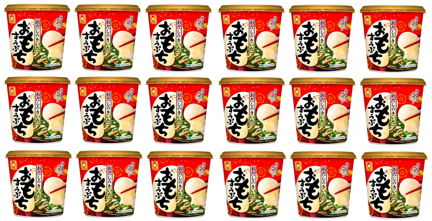 Japanese Mochi Rice Cake Soup Instant Food Cup Dashi Chicken Bonito Maruchan