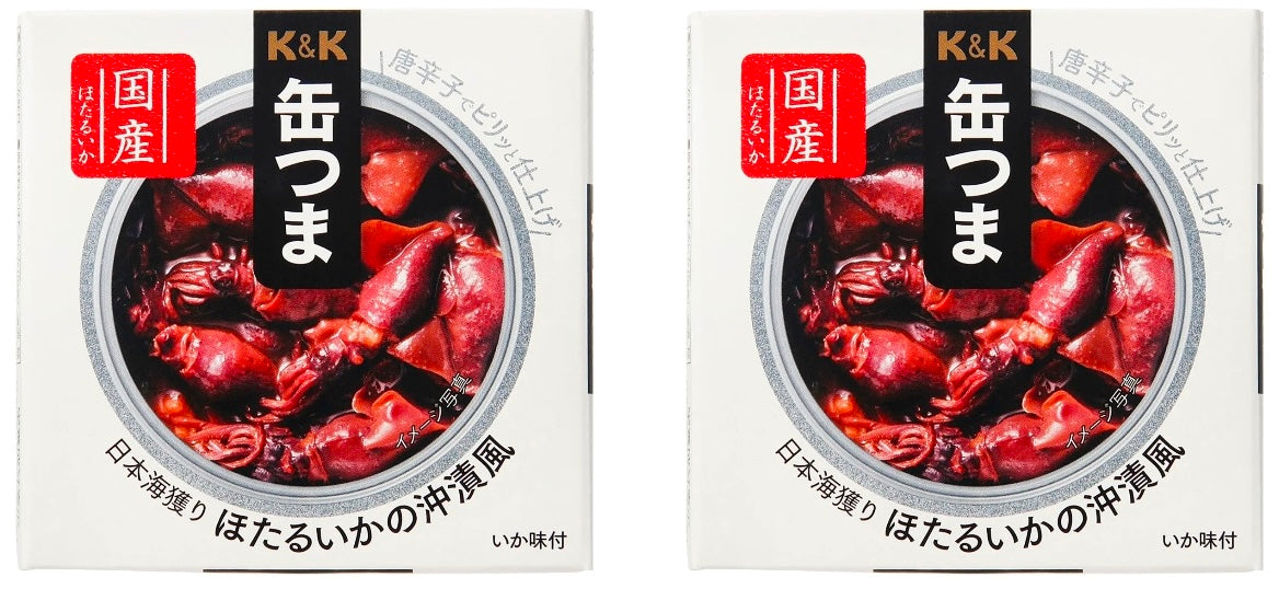 Japanese Canned Food Firefly Squid KANTSUMA Sauce Instant Preserved Snack 70g