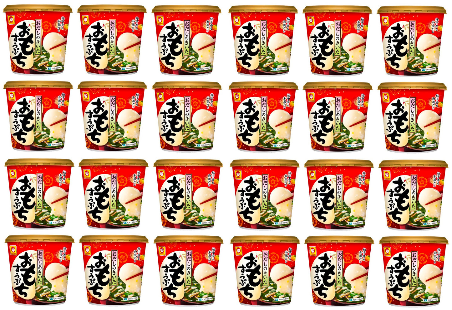 Japanese Mochi Rice Cake Soup Instant Food Cup Dashi Chicken Bonito Maruchan