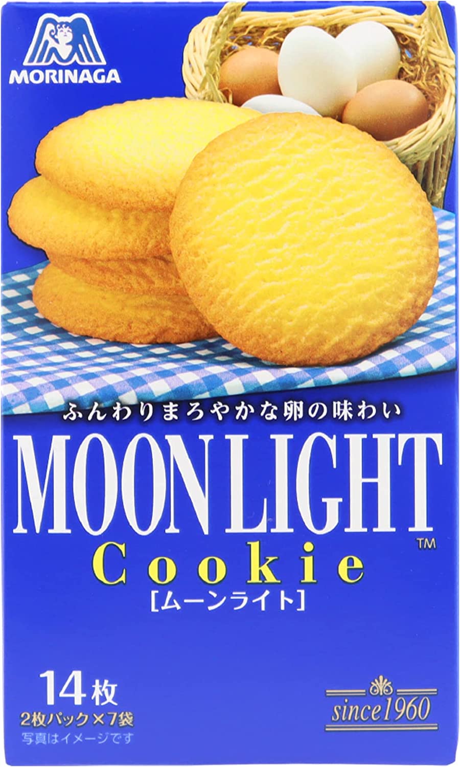 Japanese Cookies MOON LIGHT Butter Crispy Candy Sweet Snack Food Morinaga 140g