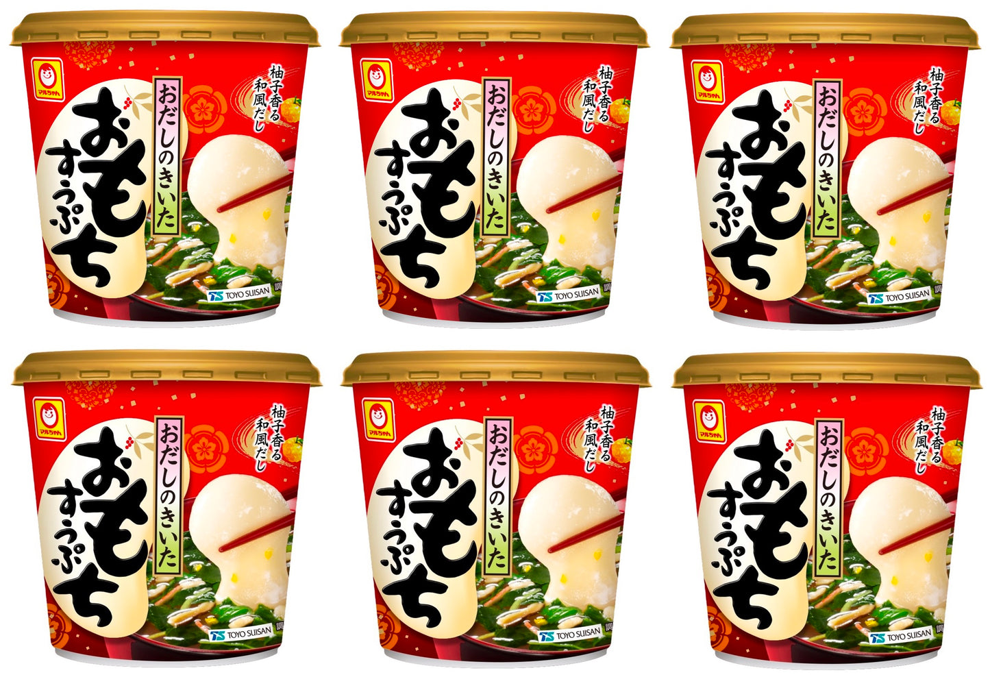 Japanese Mochi Rice Cake Soup Instant Food Cup Dashi Chicken Bonito Maruchan