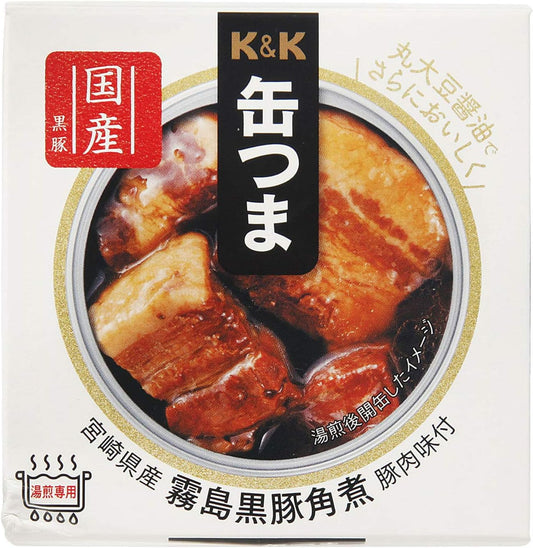 Japanese Canned Food Pork KANTSUMA Stewed Soy Sauce KAKUNI Preserved Snack 150g