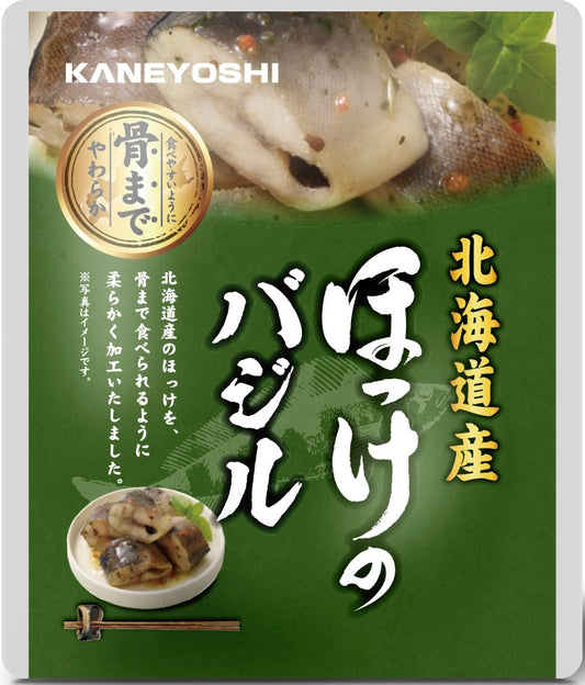 Japanese Atka Mackerel Basil Sauce Canned Snack Fish Food Prepared Kaneyoshi 80g