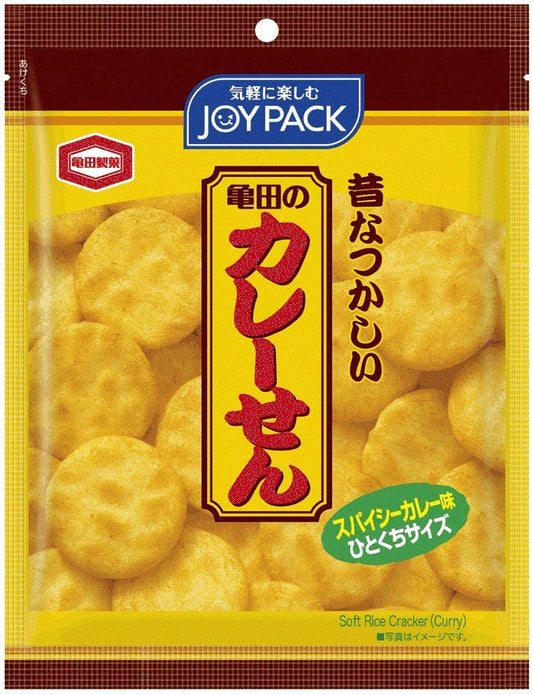 Japanese Rice Cracker Curry Senbei Spicy Snack Crispy Chips Food Kameda 52g