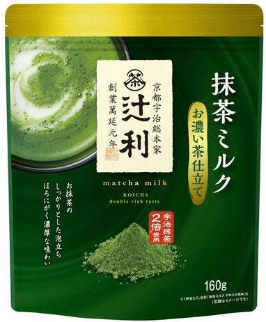 JAPAN TSUJIRI Matcha Milk Green Tea Powder Latte Sweet Cafe Drink UJI KYOTO 160g