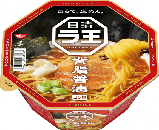 Nissin Noodles Ramen RAOH Soy Sauce Chicken Cup Soup Instant Food Japanese 112g