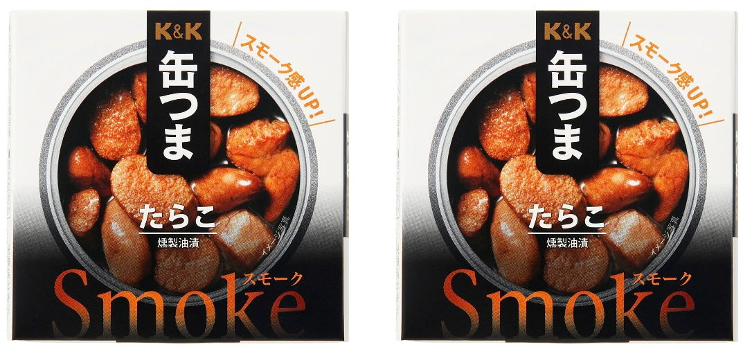 Japanese Canned Food TARAKO KANTSUMA Cod Roe Smoke Preserved Prepared Snack 50g