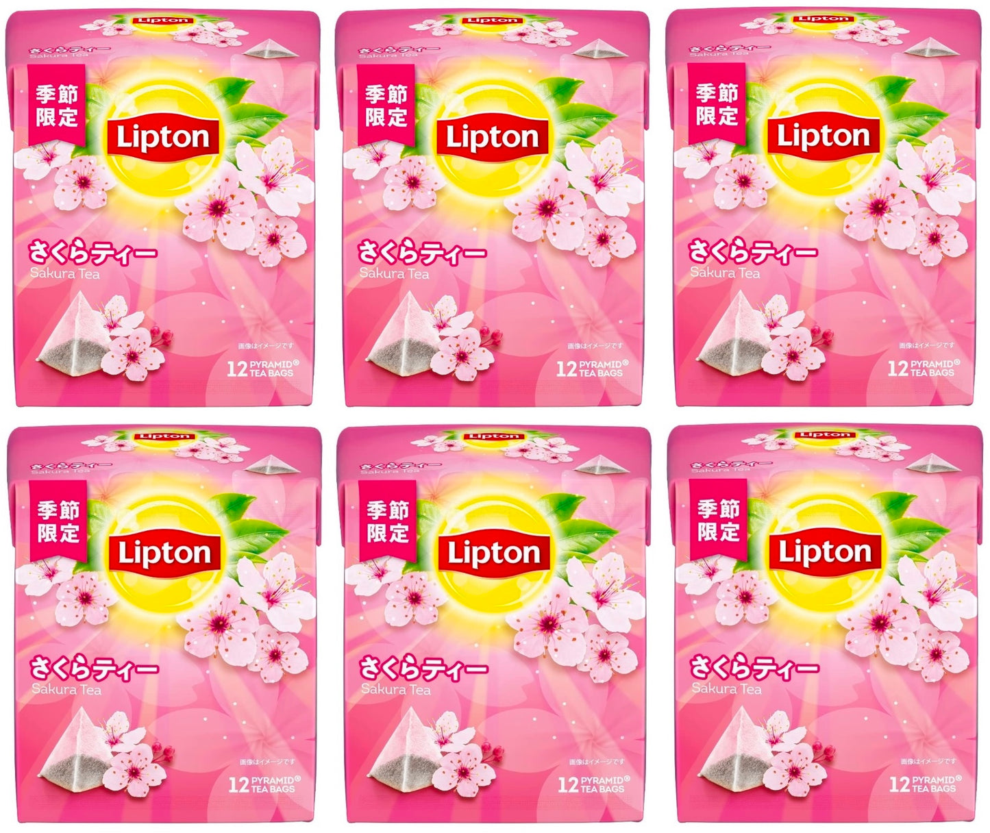 LIPTON SAKURA Tea Cherry Blossom Fruits Sweet Hot Drink Food Japan Limited 19g