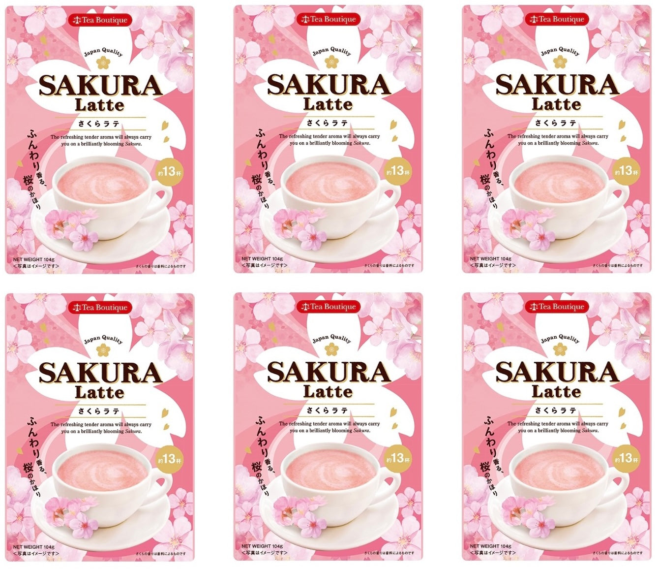 Japanese Sakura Latte Tea Cherry Milk Coffee Sweet Powder Instant Boutique 104g