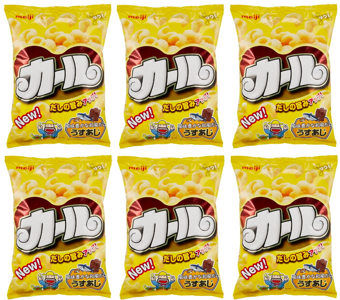 Japanese Snack KARL Lightly Salted Puffed Corn Food Chips Non Fried MEIJI 68g