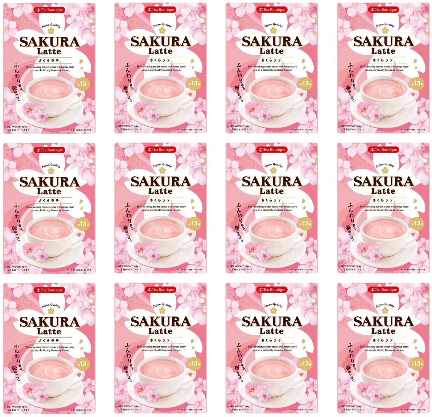 Japanese Sakura Latte Tea Cherry Milk Coffee Sweet Powder Instant Boutique 104g