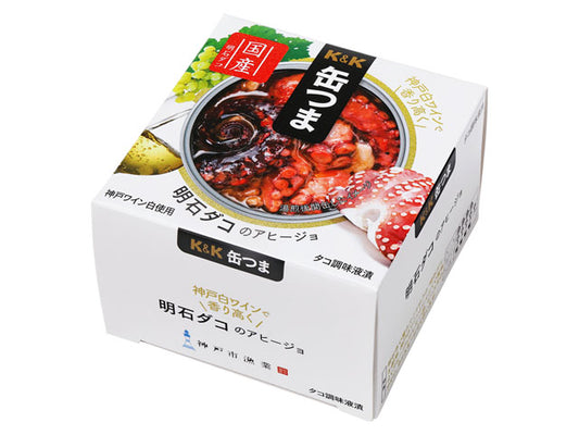 Canned Food Octopus Ajillo KANTSUMA Garlic Wine Preserved Snack Japanese 120g