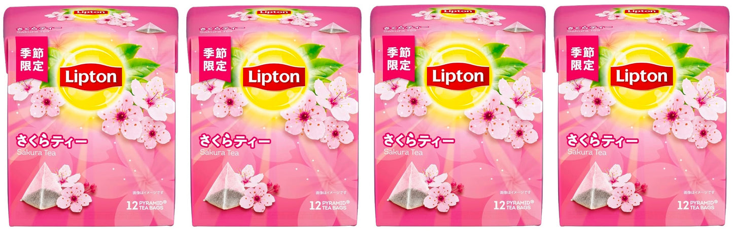 LIPTON SAKURA Tea Cherry Blossom Fruits Sweet Hot Drink Food Japan Limited 19g