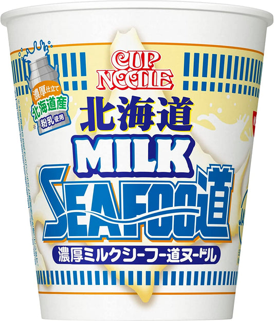 NISSIN CUP NOODLE Ramen Seafood Milk Crab Squid Creamy Instant Soup Japanese 81g