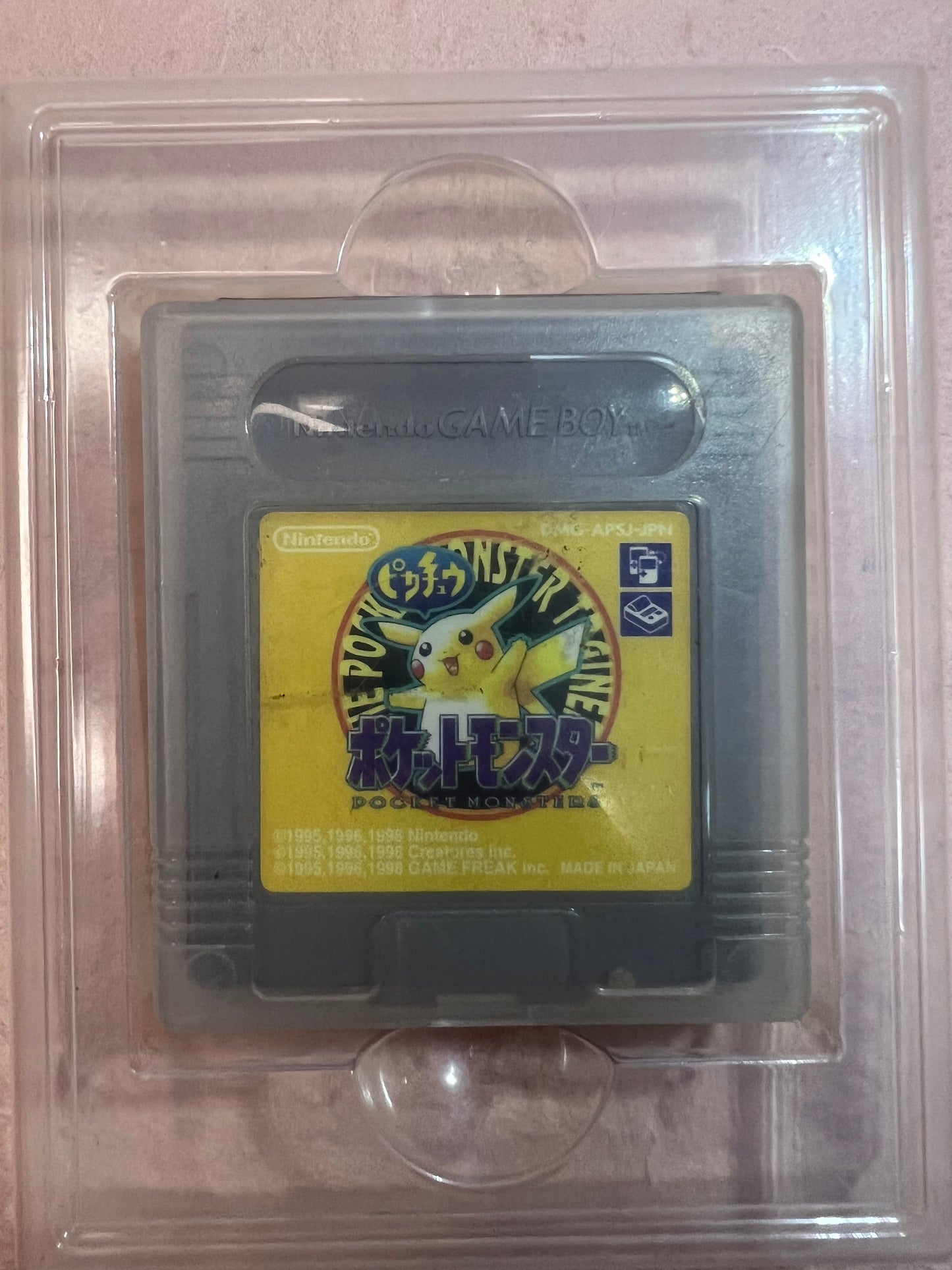 Pokemon Yellow Pikachu Used GameBoy GB Game Boy Box Manual Japanese Authentic