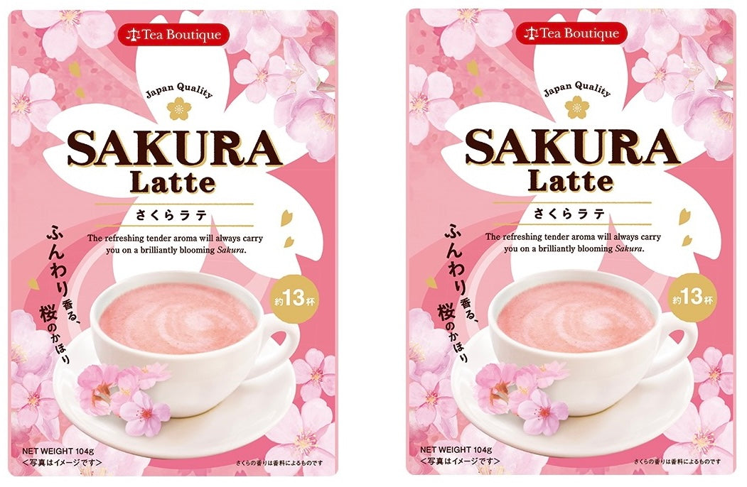 Japanese Sakura Latte Tea Cherry Milk Coffee Sweet Powder Instant Boutique 104g