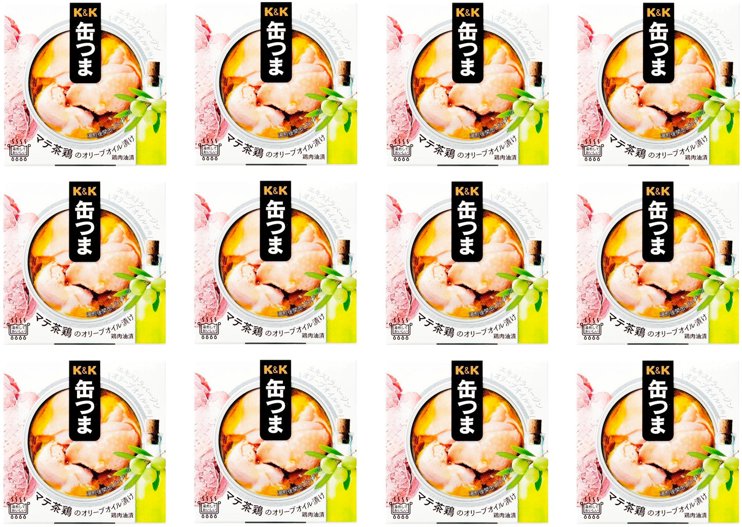 Canned Food Chicken KANTSUMA Olive Oil Garlic Preserved Snack Food Japanese 150g