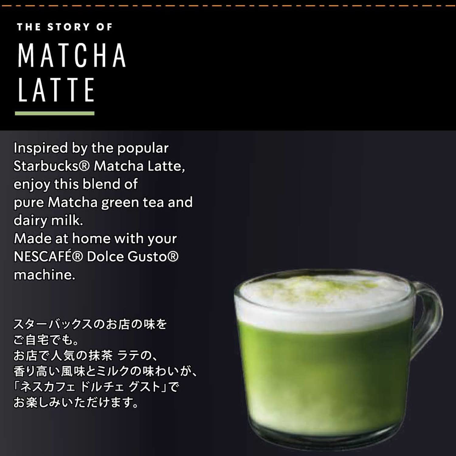 Dolce gusto green tea cheap latte