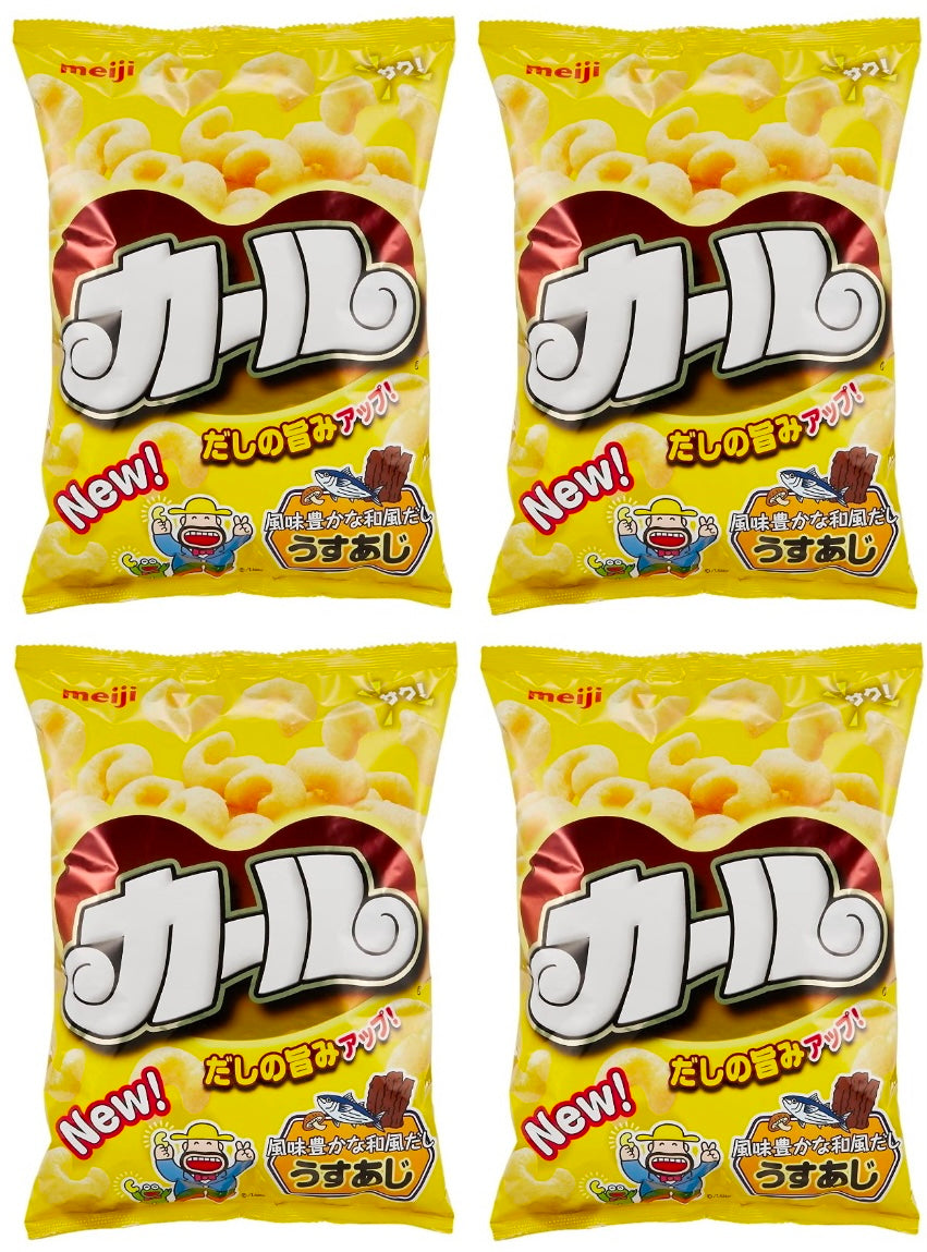 Japanese Snack KARL Lightly Salted Puffed Corn Food Chips Non Fried MEIJI 68g