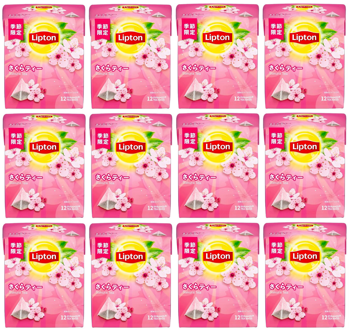 LIPTON SAKURA Tea Cherry Blossom Fruits Sweet Hot Drink Food Japan Limited 19g