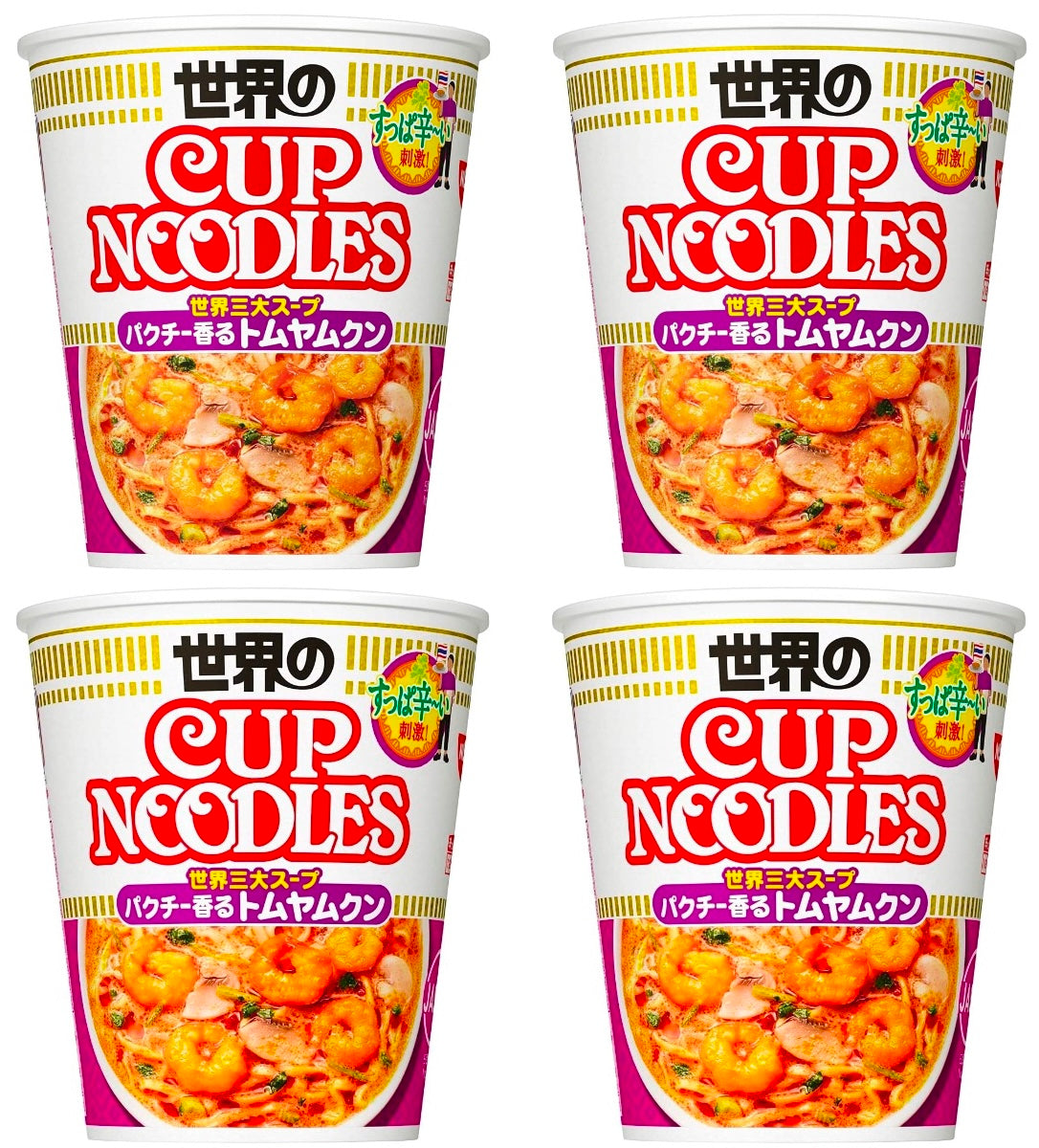 NISSIN CUP NOODLE RAMEN Tom Yam Kung Spicy Ethnic Soup Instant Food Japanese 75g