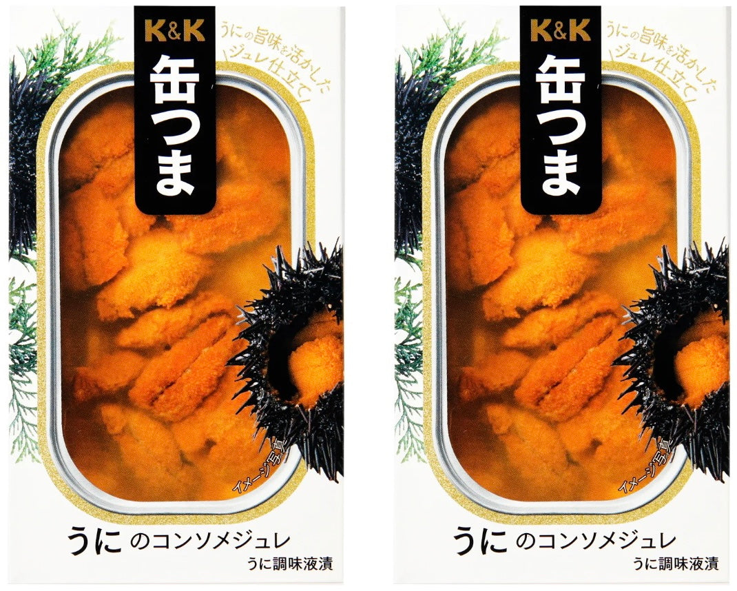 Canned Food Sea Urchin KANTSUMA Uni Consommé Jelly Preserved Snack Japanese 65g