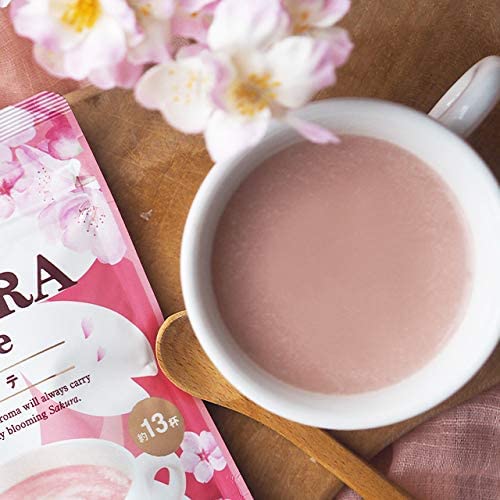 Japanese Sakura Latte Tea Cherry Milk Coffee Sweet Powder Instant Boutique 104g