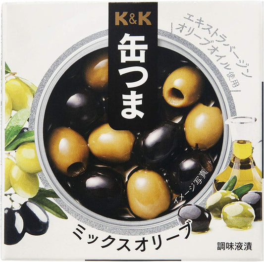 Canned Food Olive KANTSUMA Oil Garlic Mix Wine Preserved Food Snack Japanese 60g