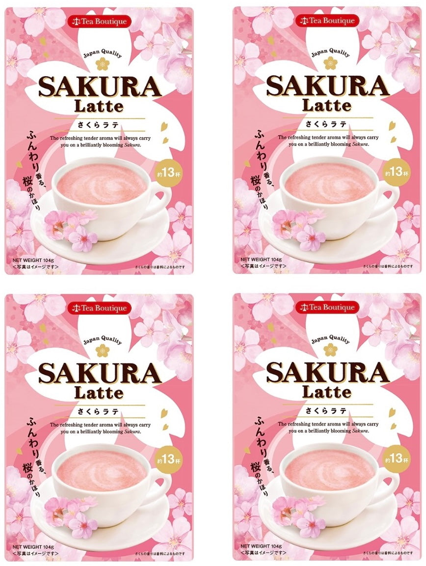 Japanese Sakura Latte Tea Cherry Milk Coffee Sweet Powder Instant Boutique 104g